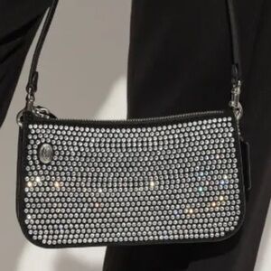 Coach Rhinestone Crystal Penn Shoulder Bag